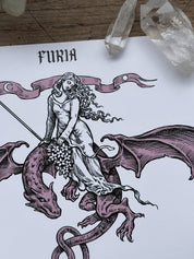 Print Princesa y Dragón®