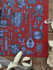 Print Inventario Medieval®rojo