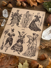 Pack Prints Victorian Ball and Victorian Mansion® Prints Pack 