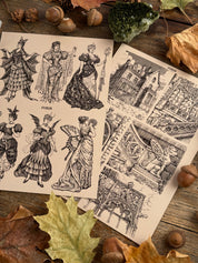 Pack Prints Victorian Ball and Victorian Mansion® Prints Pack 