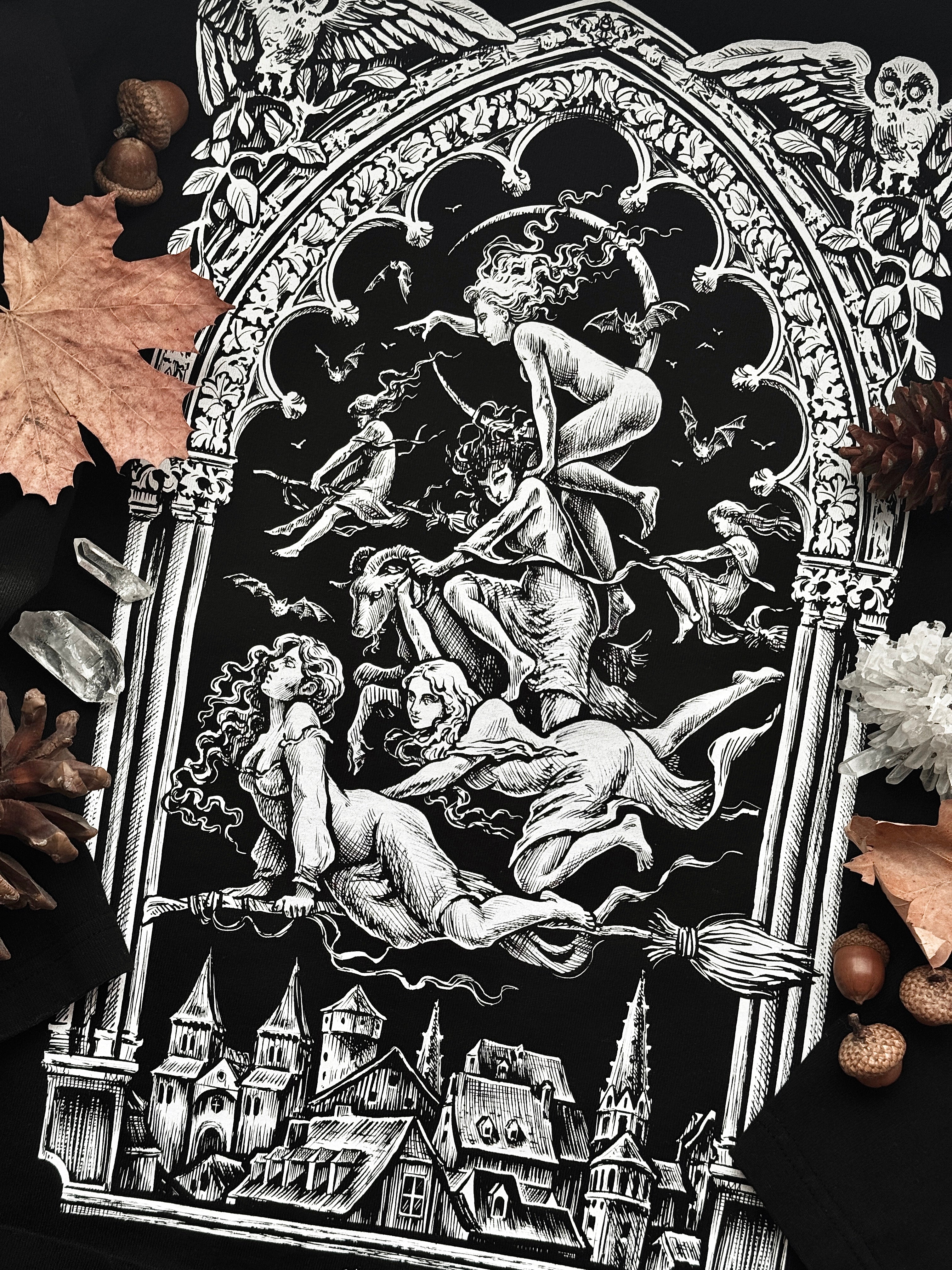 Witches' Flight© T-Shirt Black (Available Sunday 11th)
