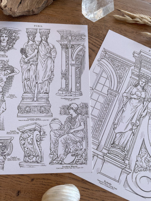 Pack Prints Minerva and Louvre Facade ©