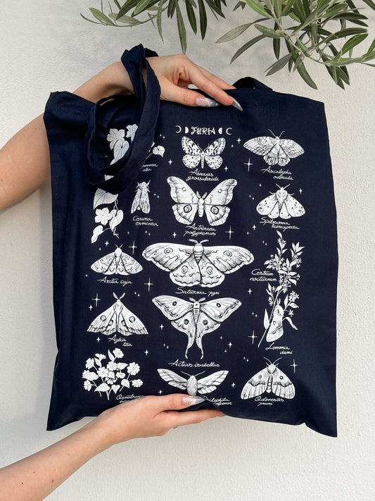 Tote Bag Butterflies+print ©