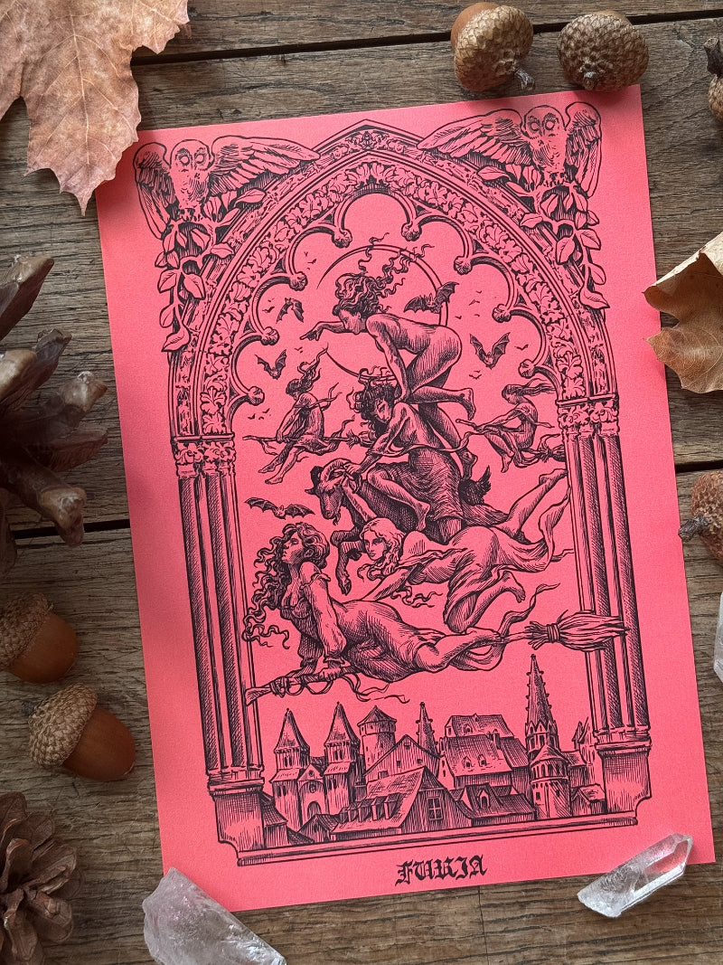 Print Vuelo de las Brujas® Red