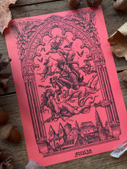 Print Vuelo de las Brujas® Red
