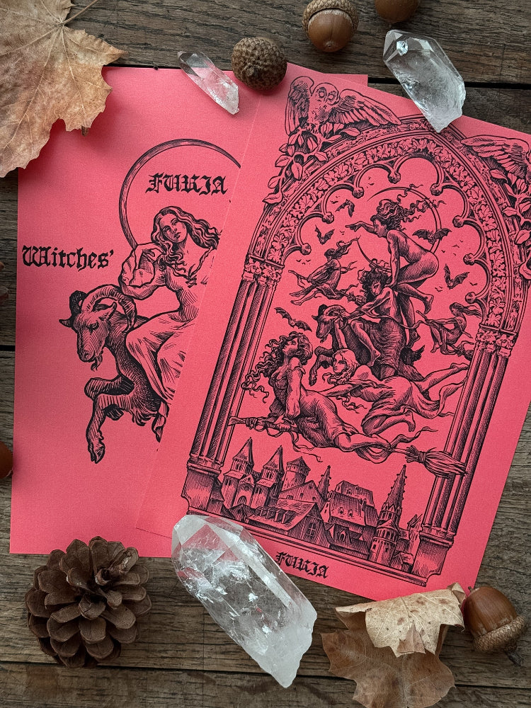 Pack print Vuelo de las Brujas® Rojo