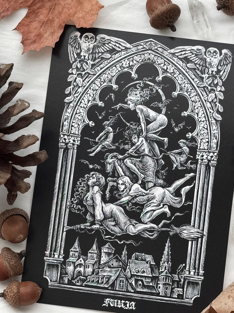 Witches' Flight® Black Print