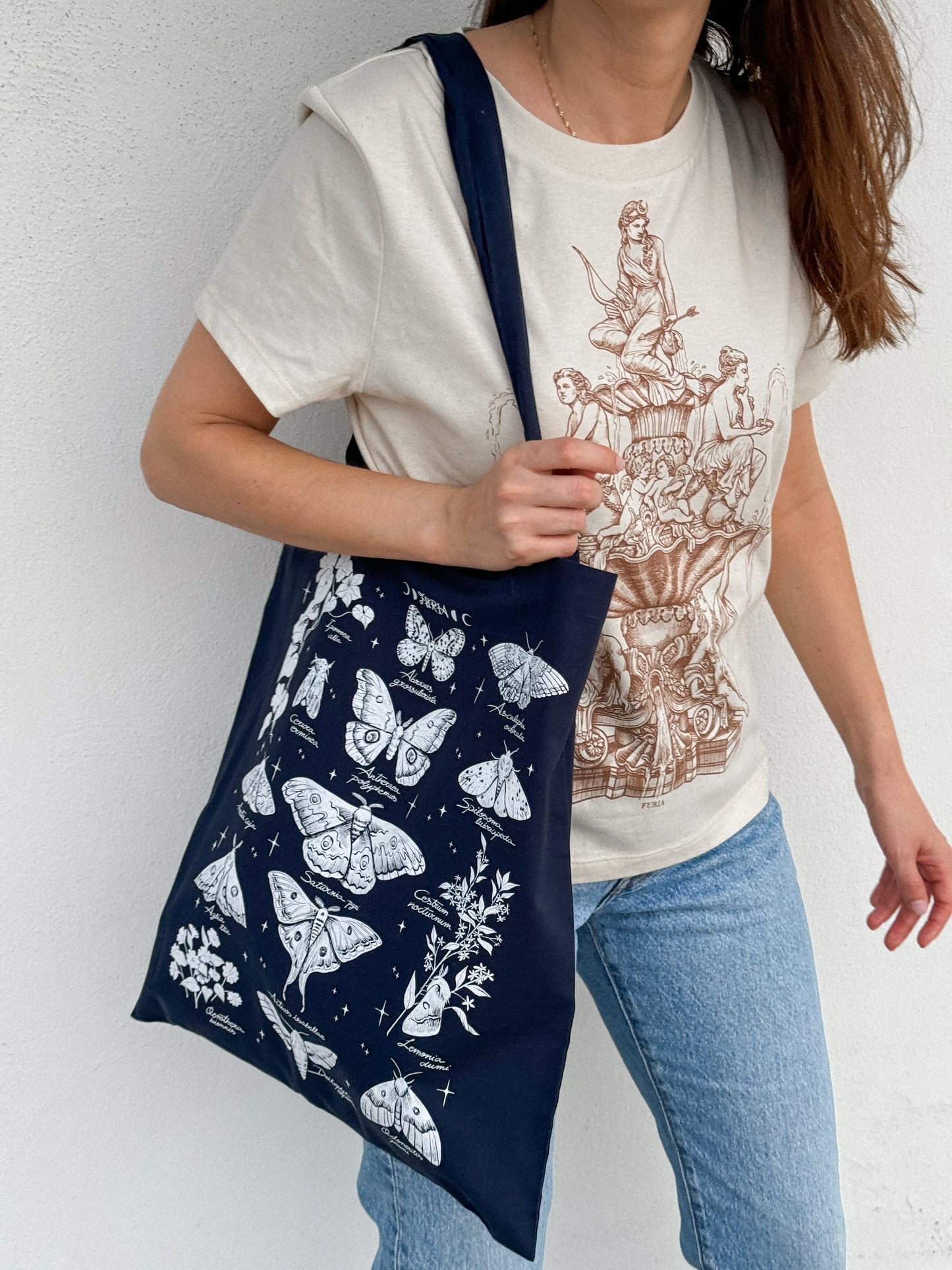 Tote Bag Butterflies+print ©