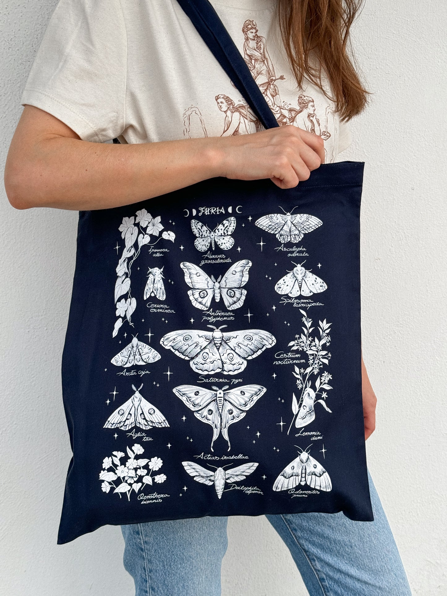 Tote Bag Butterflies+print ©