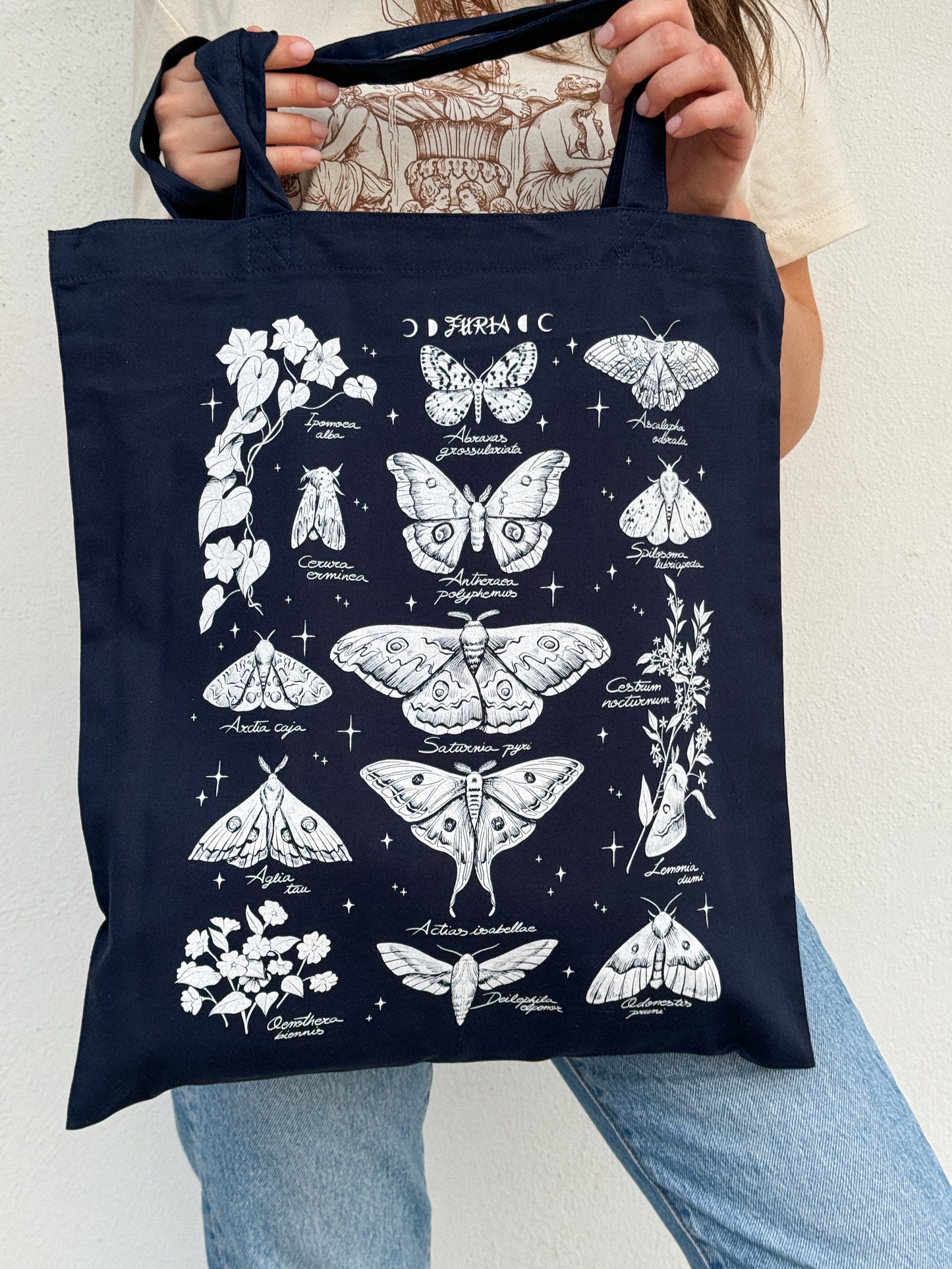 Tote Bag Butterflies+print ©