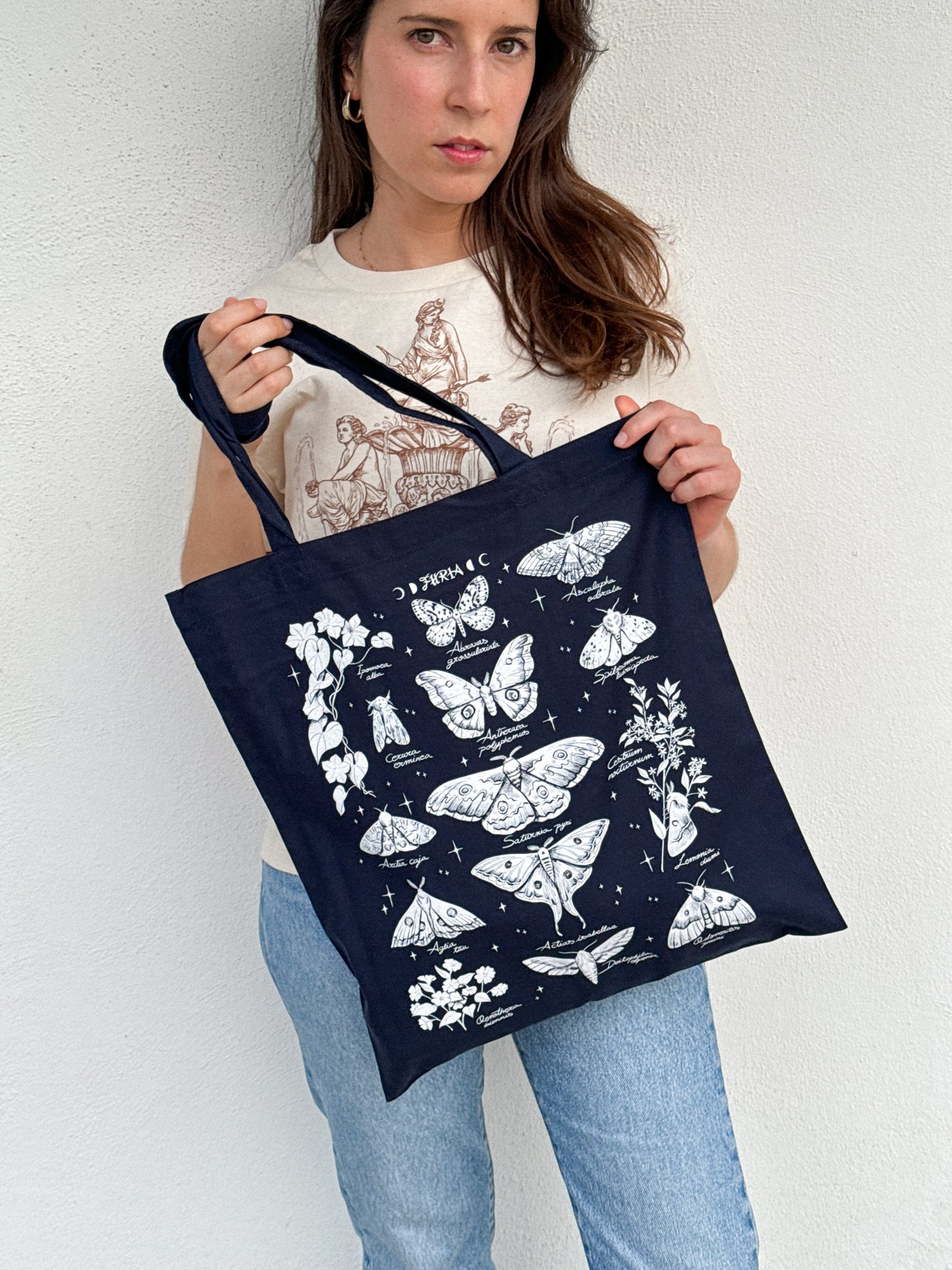 Tote Bag Butterflies+print ©