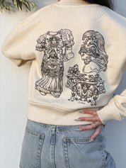 Belona Crop Sweatshirt © 