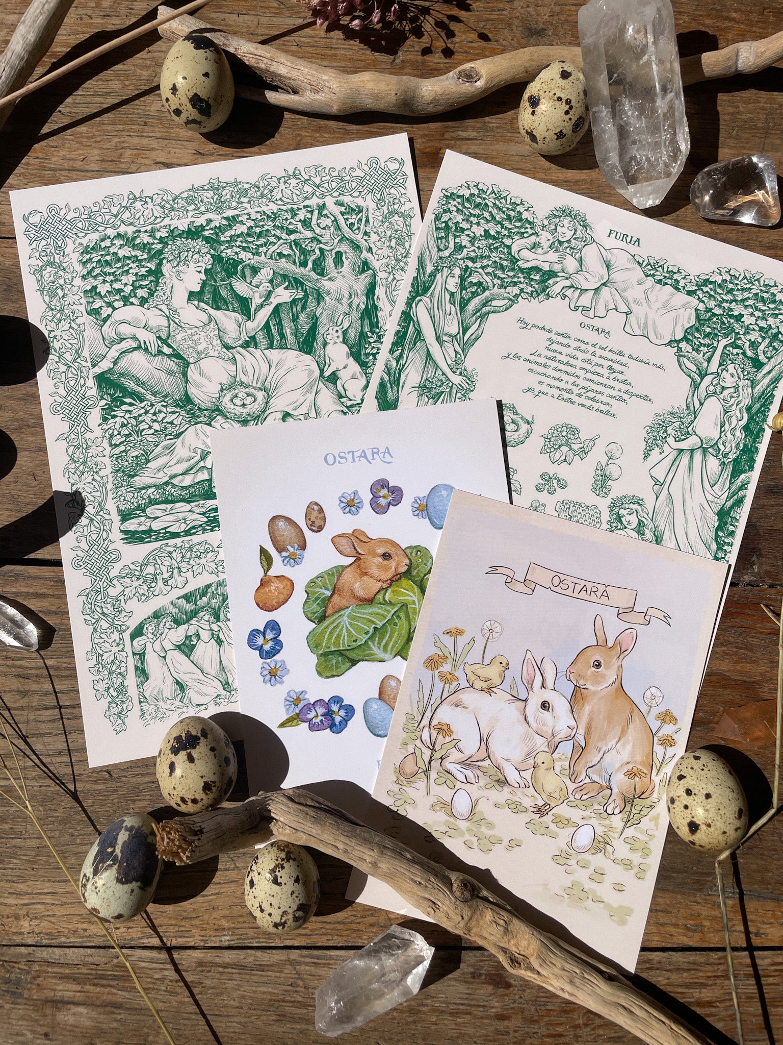 Ostara ® Prints and Postcards Pack