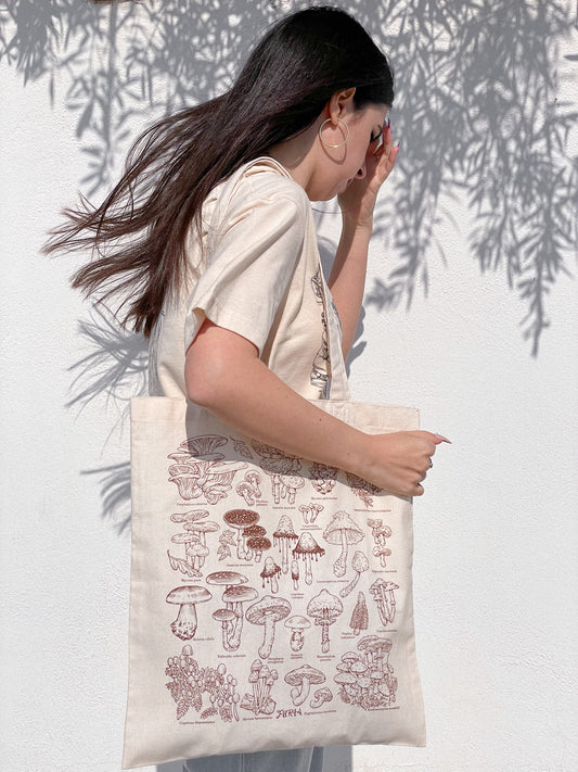 Tote mushrooms + Print