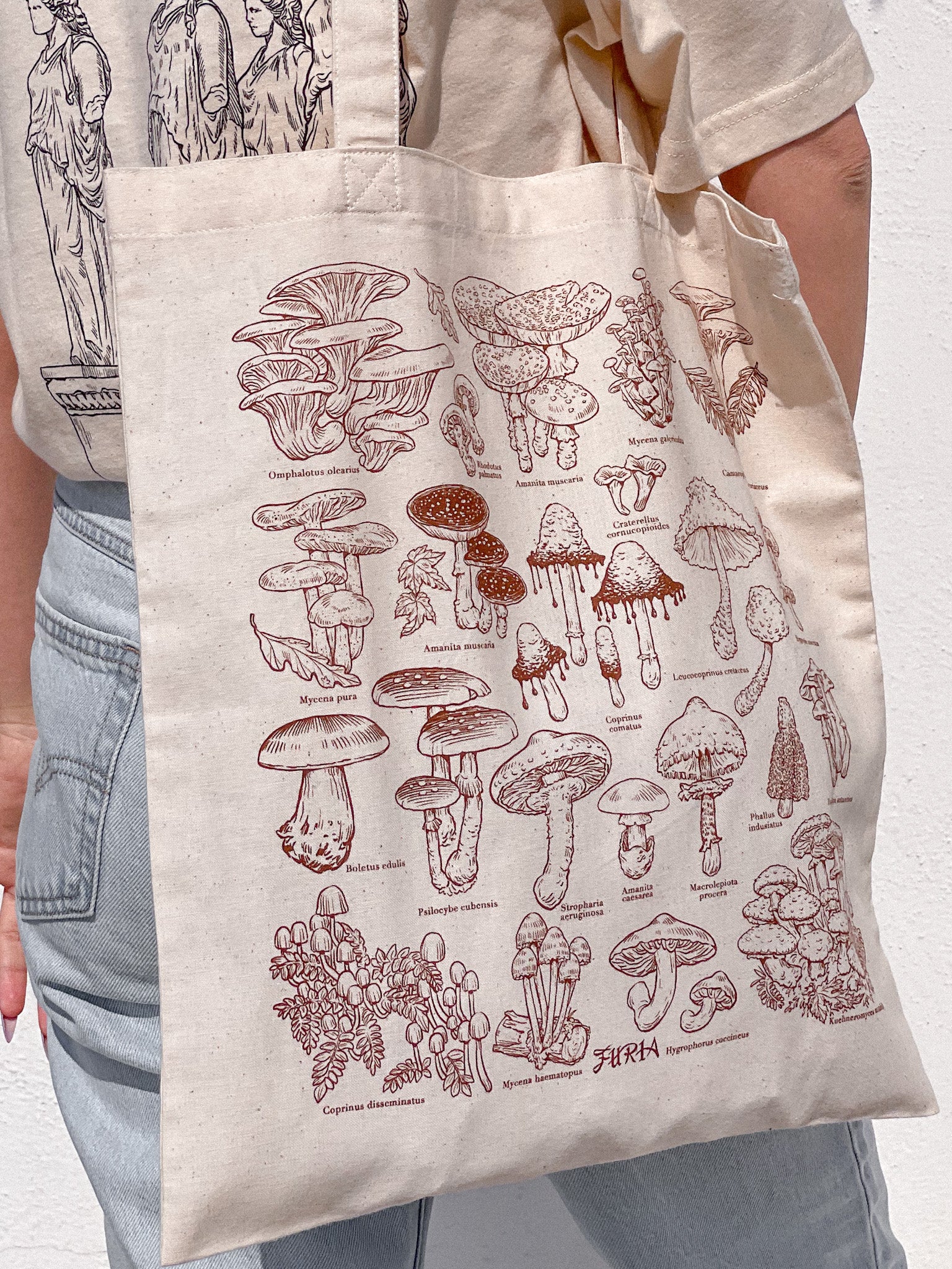 Tote mushrooms + Print ®