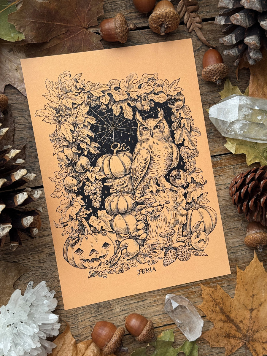 Print Buho y calabazas®