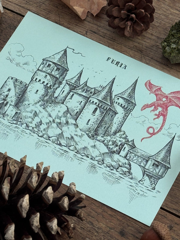 Castle and Dragon® Print