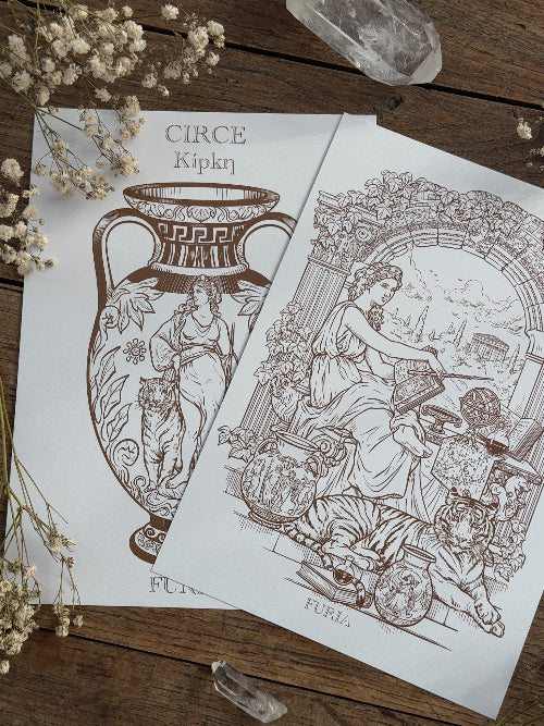 Pack Print Circe and Beige Vase®