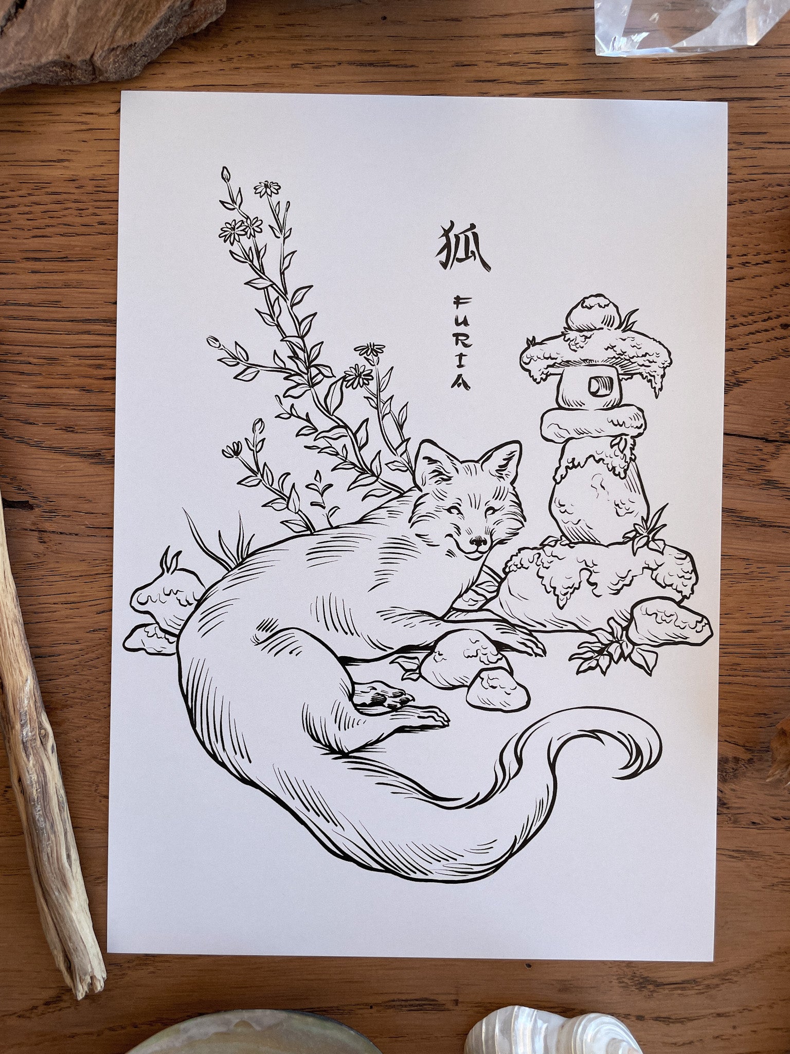 Print Inari Fox ©