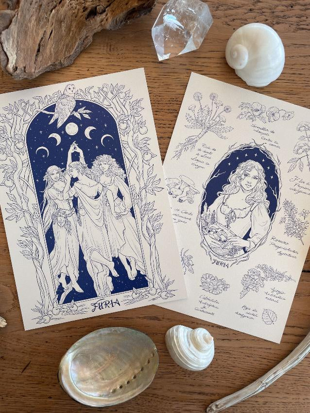 Pack Print Coven and Botanical Witch ©