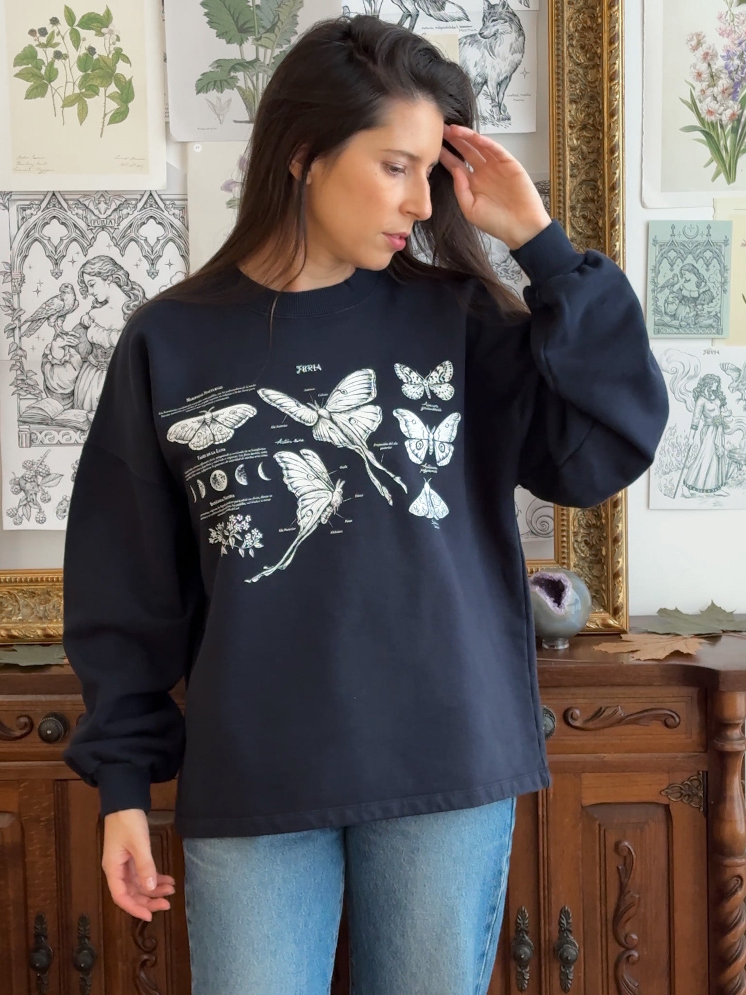 Night Butterflies Sweatshirt© 