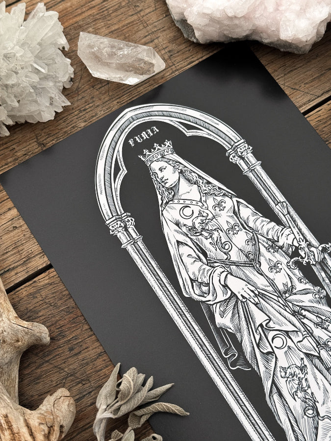 Print Medieval Queen ©