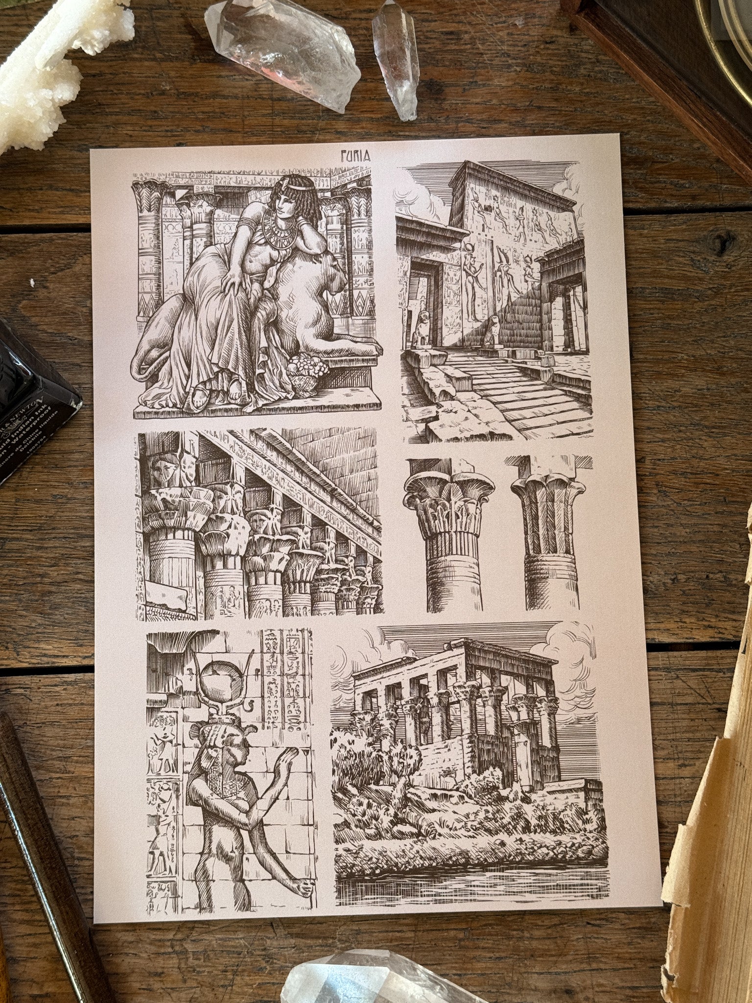 Print Egyptian Architecture©