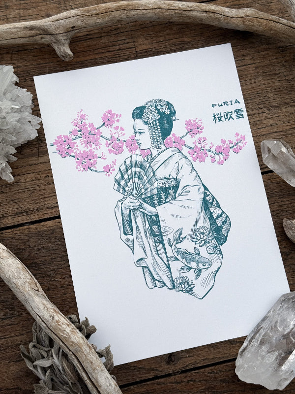 Geisha print ®