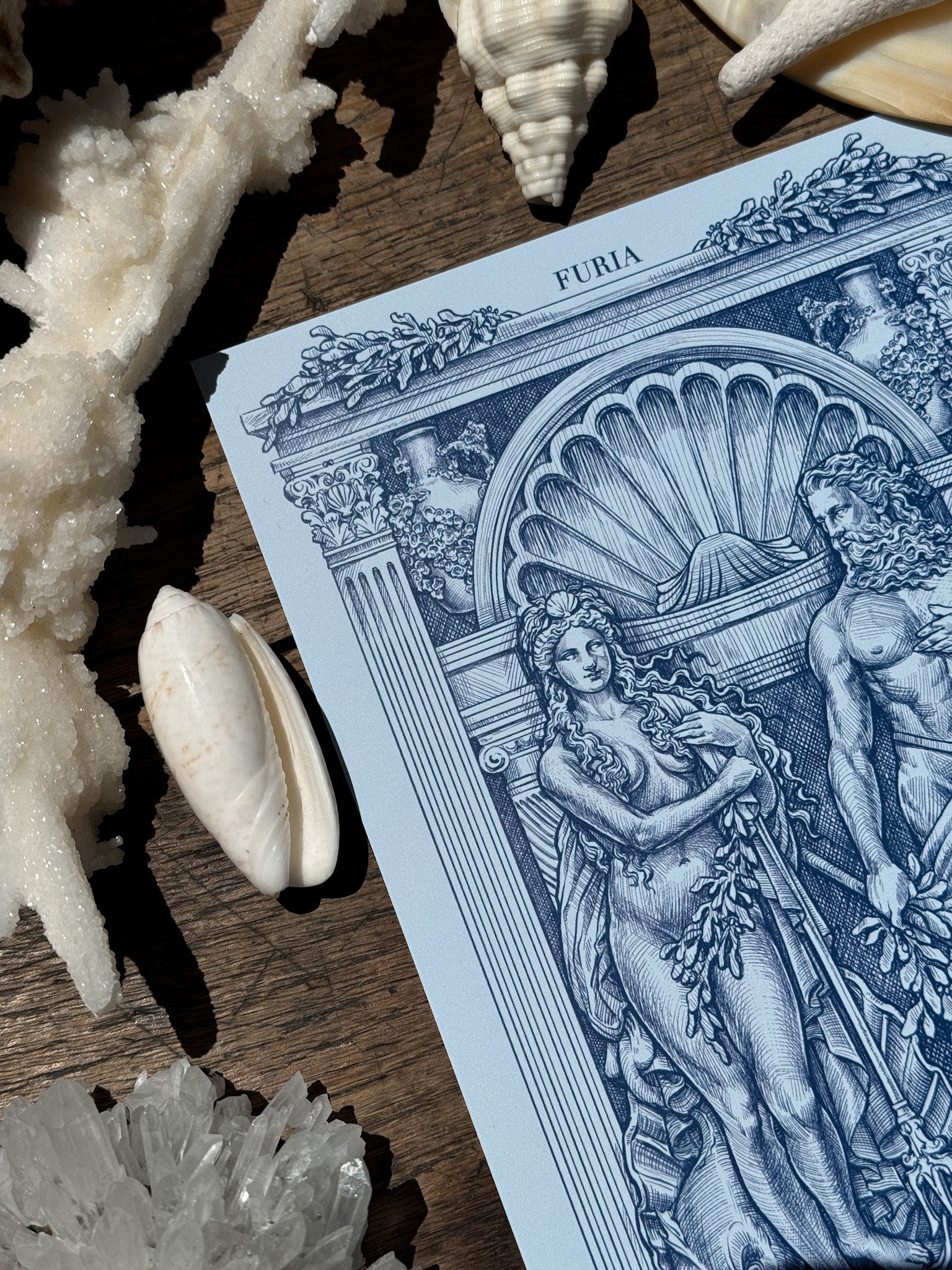 Print Poseidon and Blue Amphitrite ©