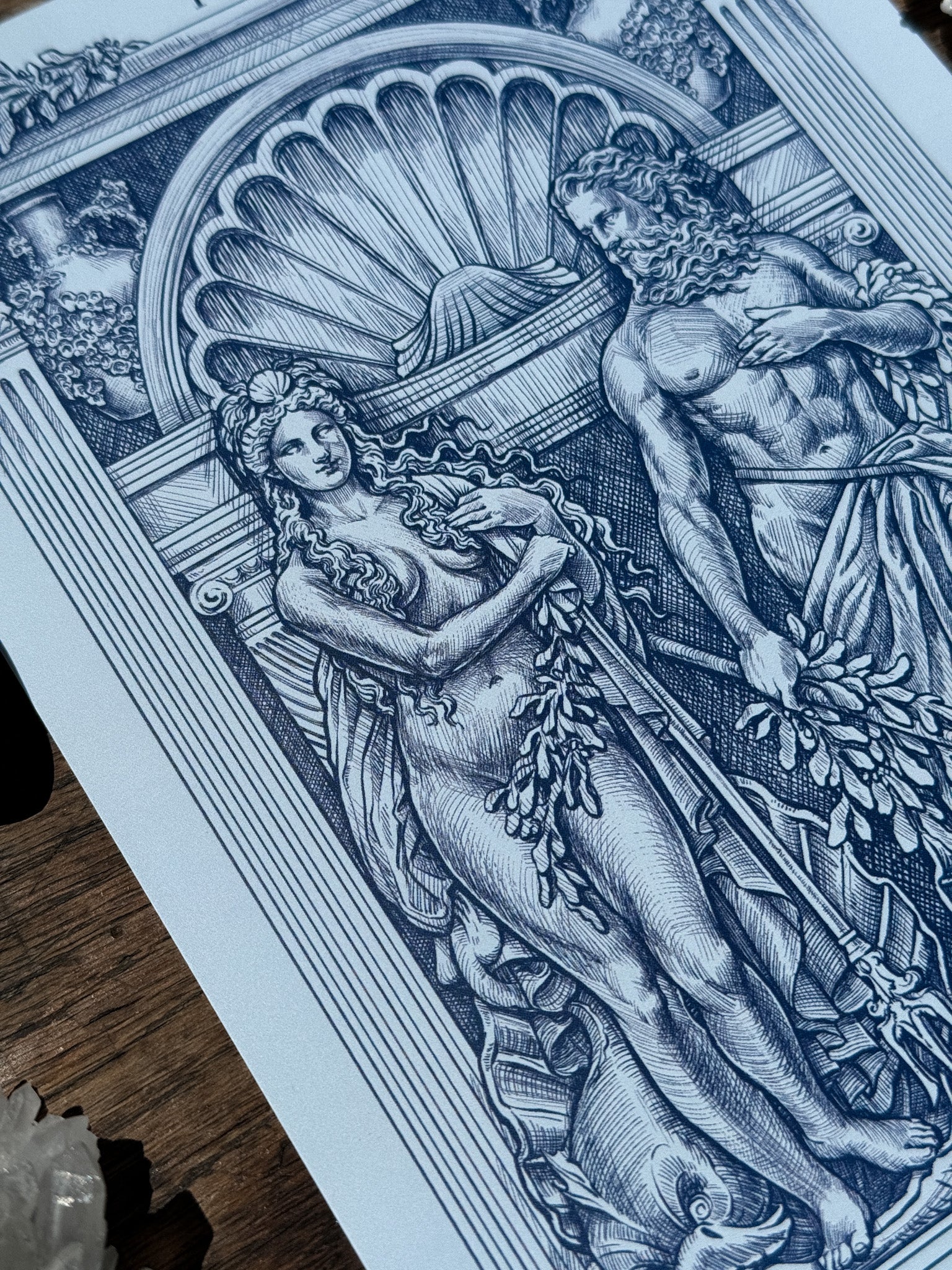 Print Poseidon and Blue Amphitrite ©