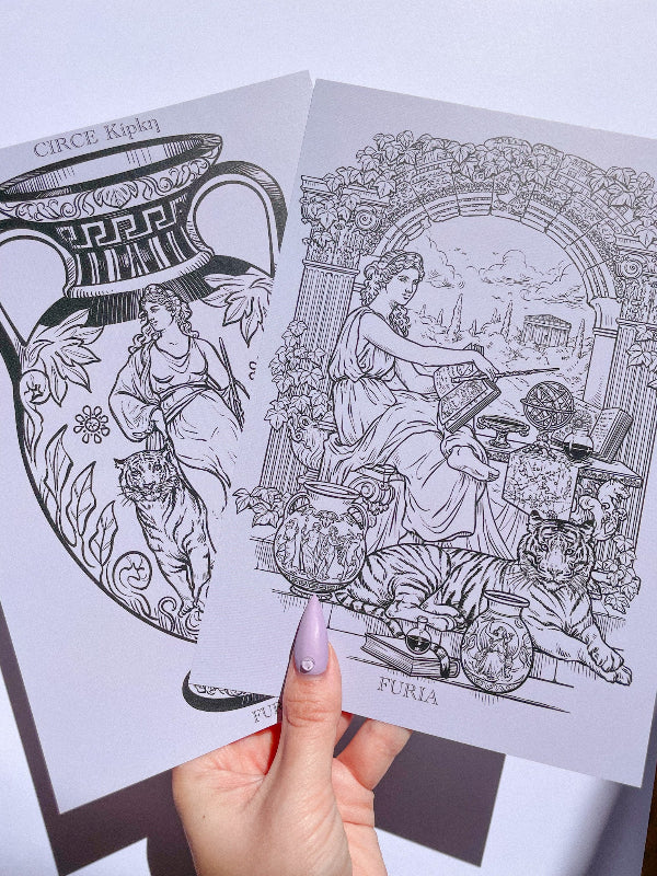 Print Circe and Greek Vase©