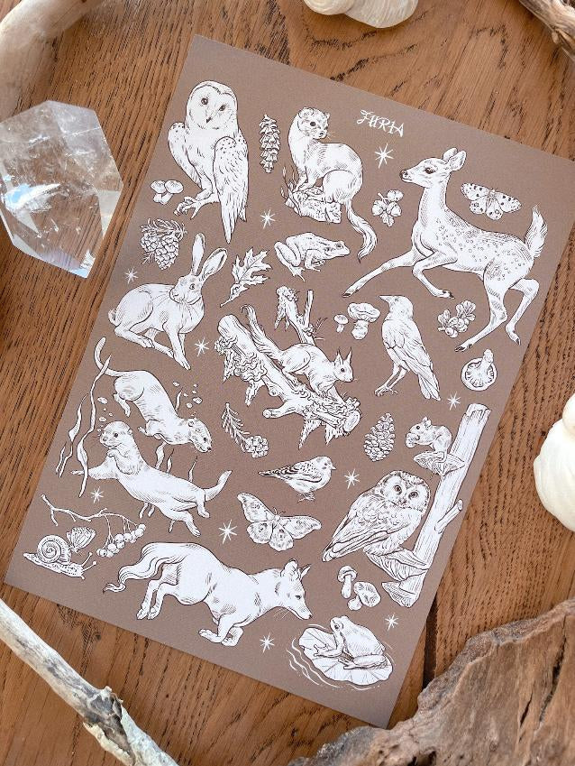 Print Animales del Bosque ©